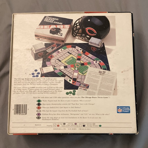 Chicago Bears Trivia Game - Picture 2 of 8